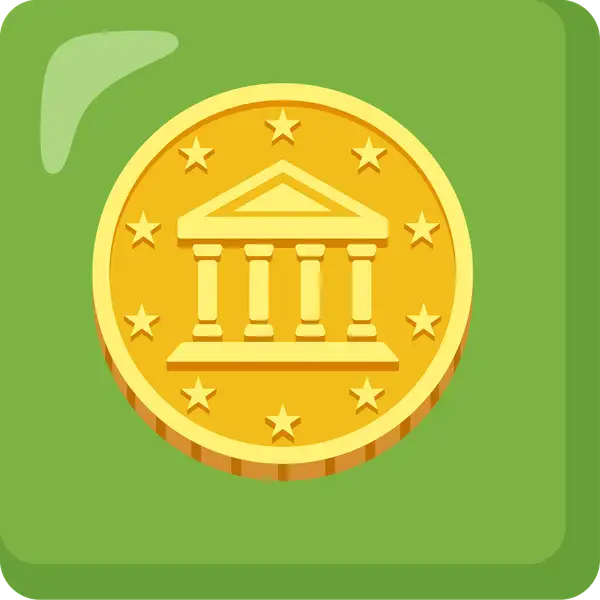 أيقونة زر تحويل بنكي تمثّل دفعة من محفظة urpay إلى بائع P2P