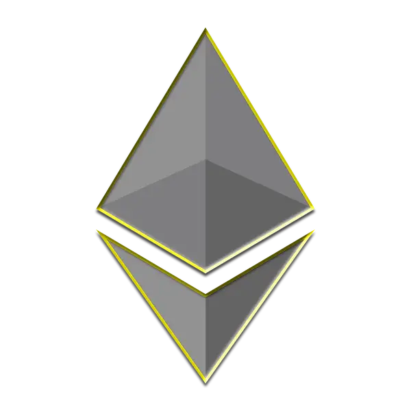 شعار إيثريوم ثلاثي الأبعاد يمثّل MetaMask كمحفظة إيثريوم وشبكات EVM في مراجعة للمستخدم السعودي
